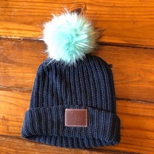 Love your melon navy beanie